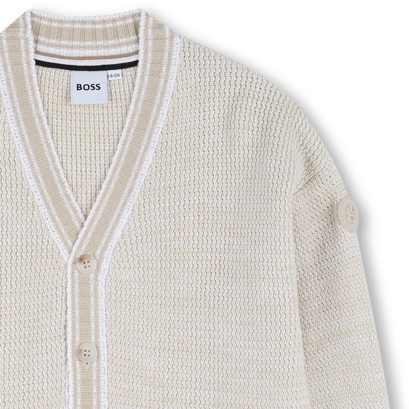 Cardigan con bottoni J52936 249B BOSS 