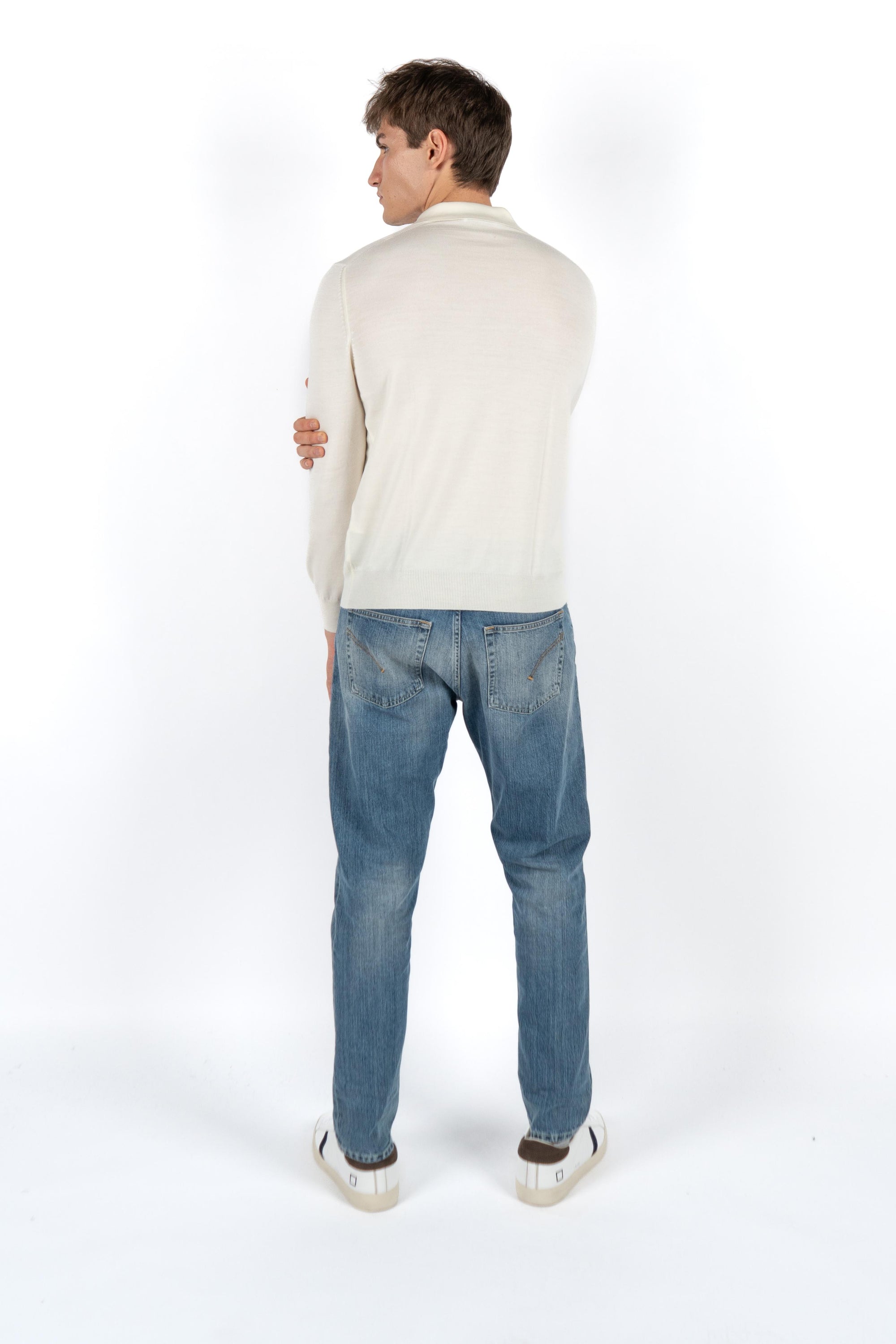 Polo skipper in maglia Athleisure 57189/14813 005 GRAN SASSO 