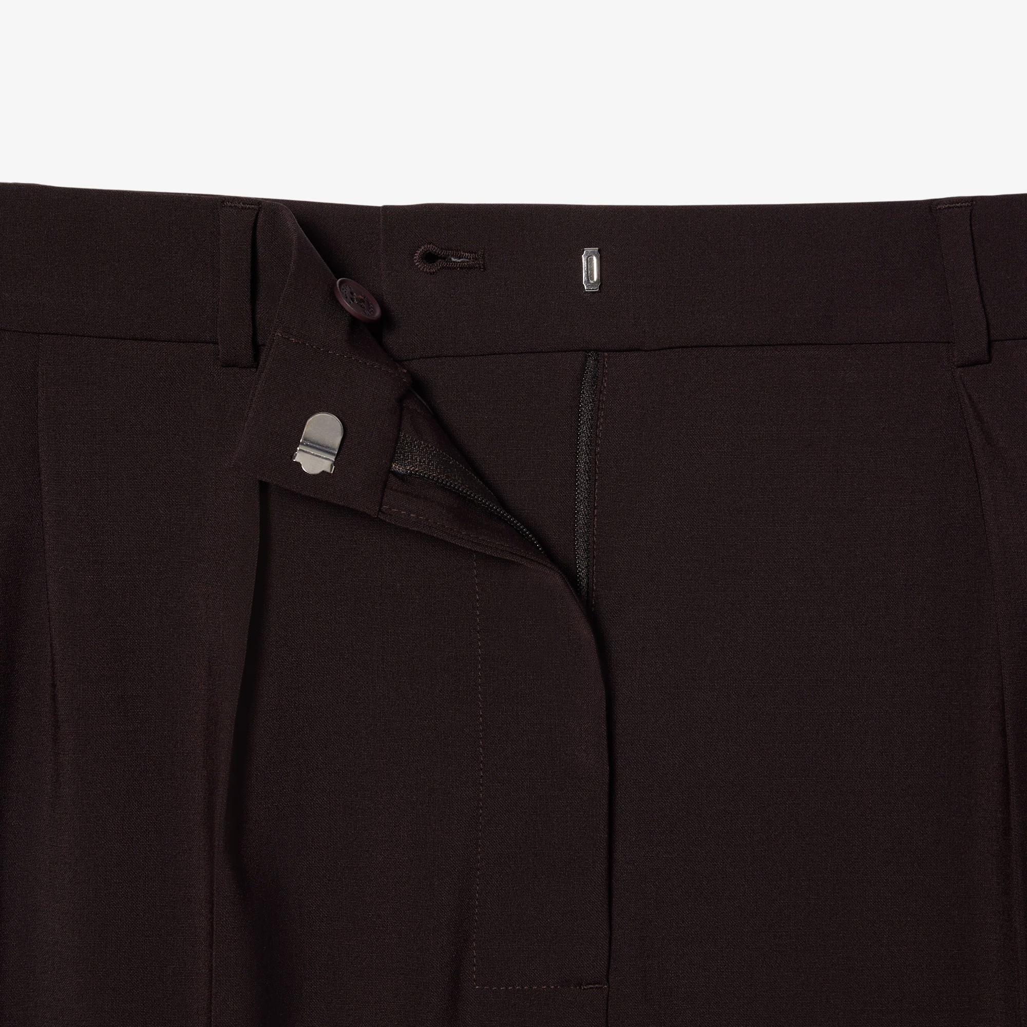 Pantaloni oversize in misto lana HF0245 3LA LACOSTE 