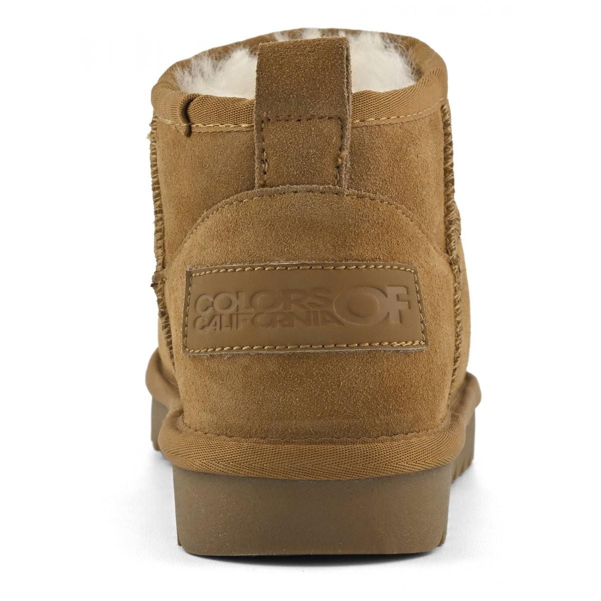Stivale basso in pelle scamosciata HCSHEAR02 TAN COLORS OF CALIFORNIA 