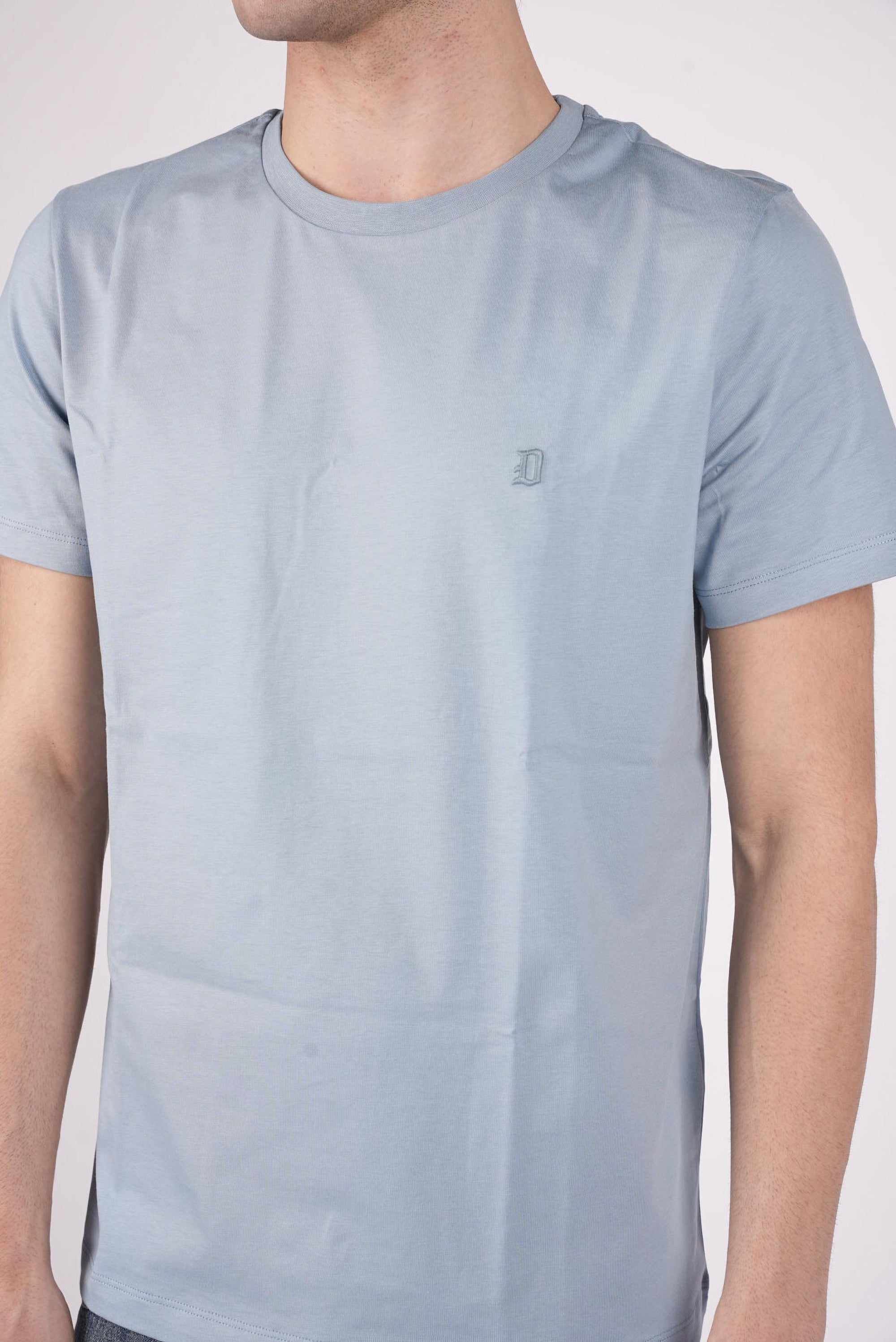 T-shirt girocollo regular in jersey US198JF0309UML5 858 DONDUP 