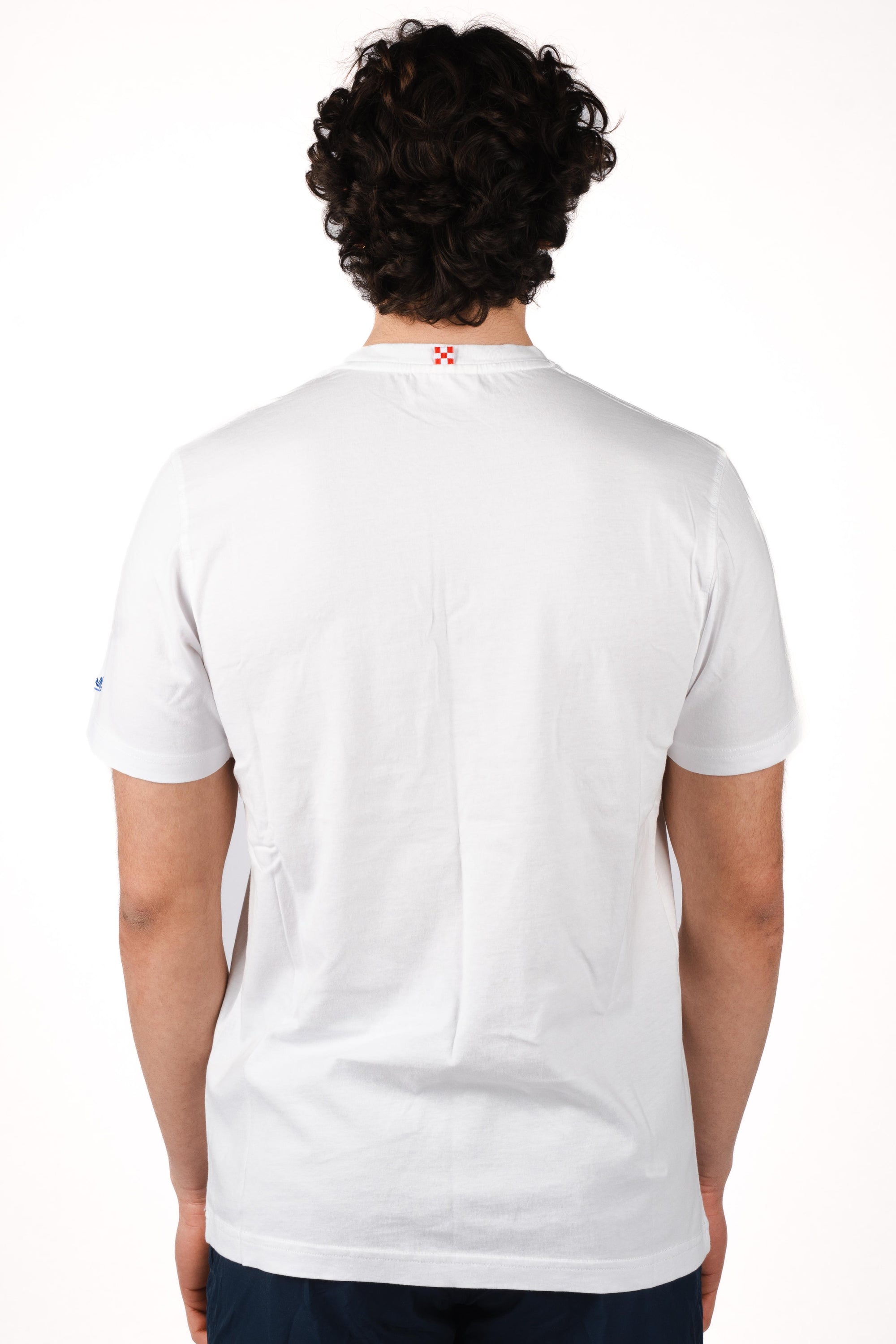T-shirt Portofino con ricamo "Sto una bomba" POT0001 04429L MC2 SAINT BARTH 