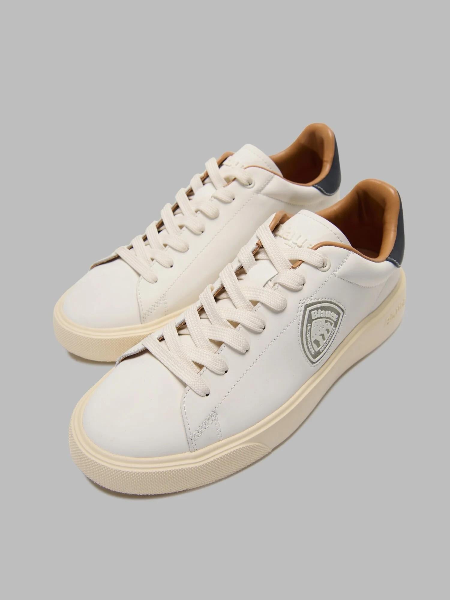 Sneaker Buck07-Lea F5BUCK07LEA WHI BLAUER SHOES 