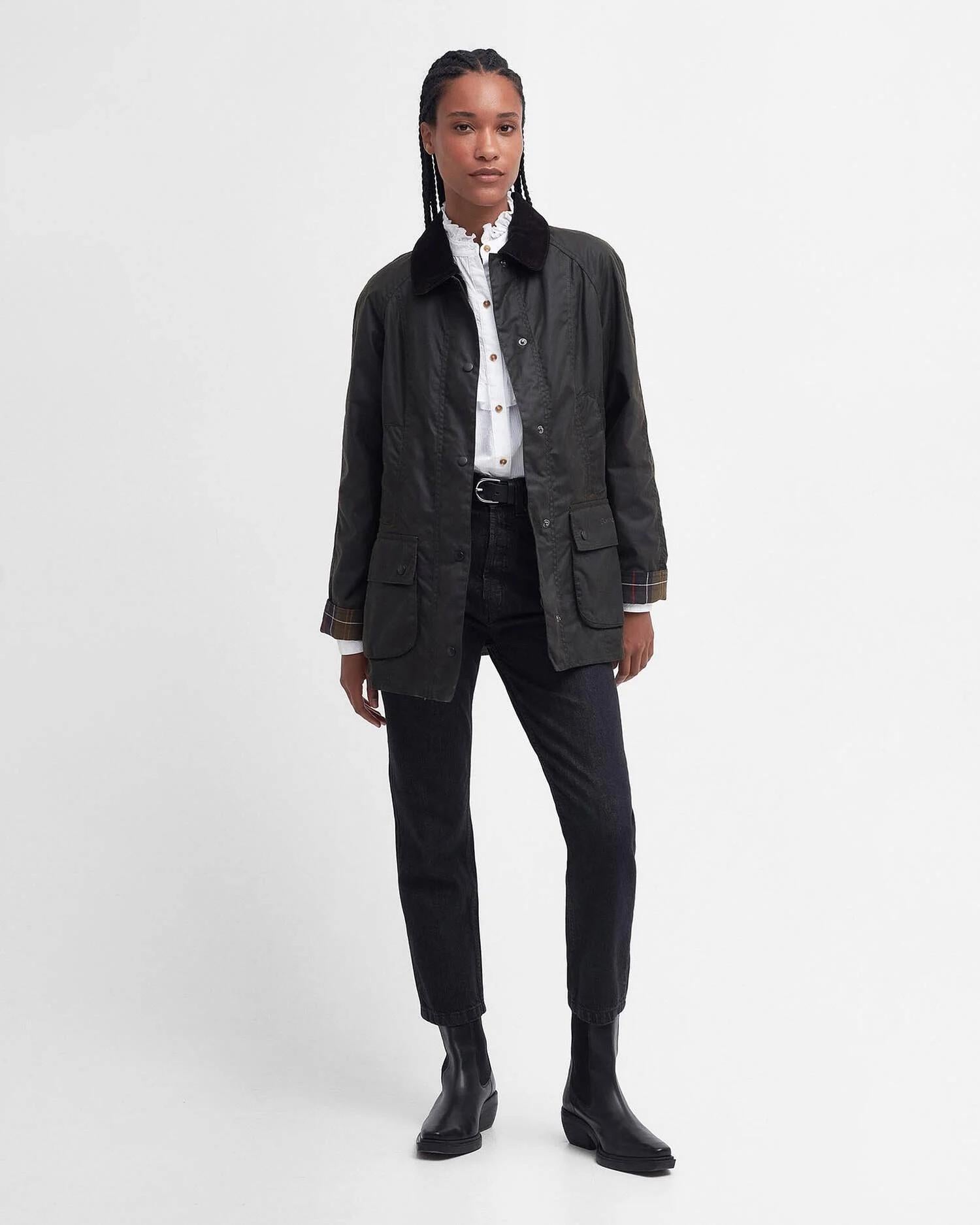 Giacca cerata classica Beadnell LWX0668 OL71 BARBOUR 