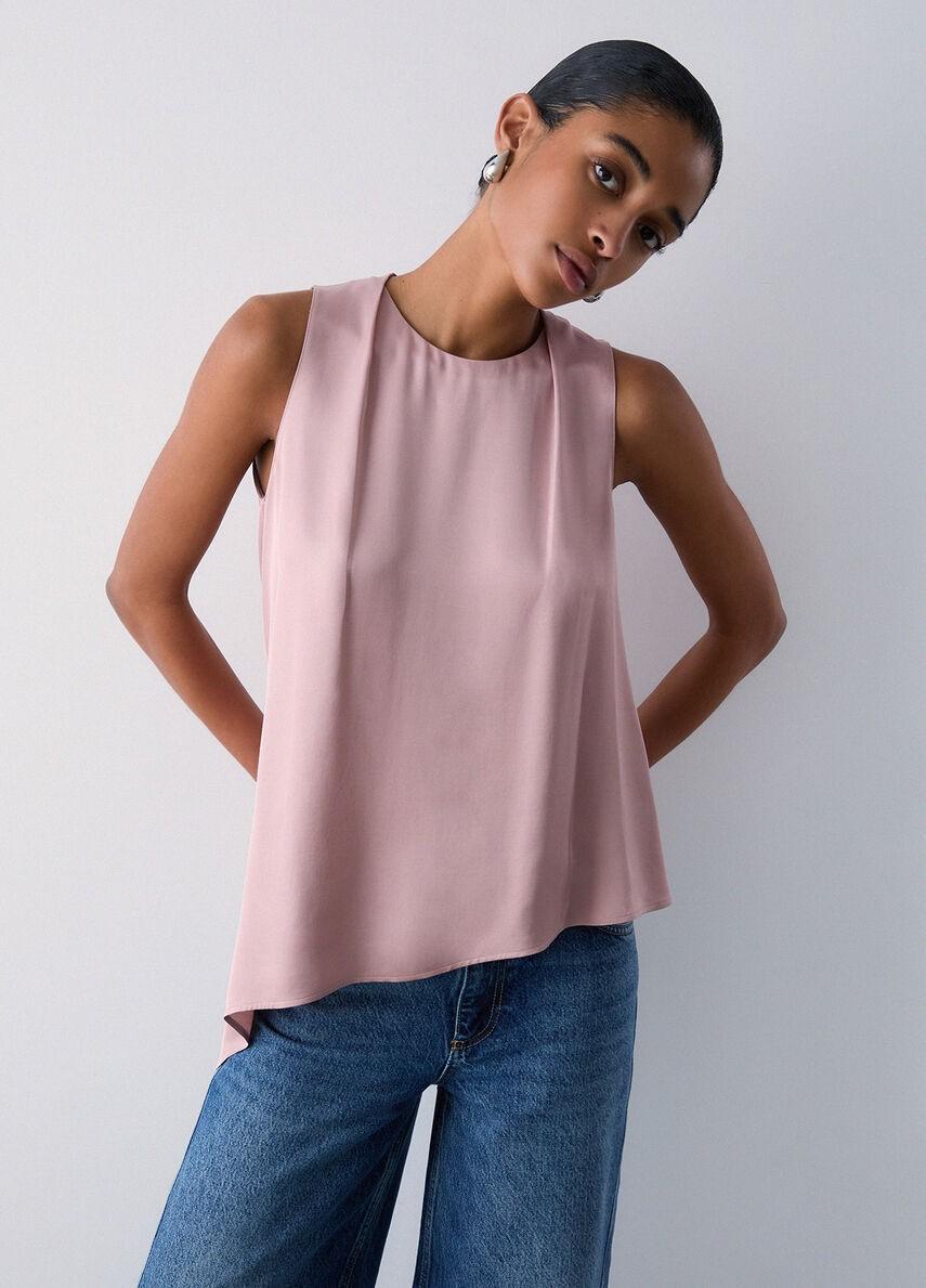 Top in raso con fiocco CA6253T2571 P9645 LIU JO BLACK 
