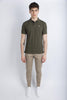 Polo in cotone oliva scuro Barbour