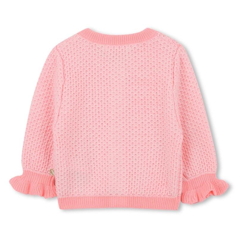 Cardigan in maglia U21435 408 BILLIEBLUSH 