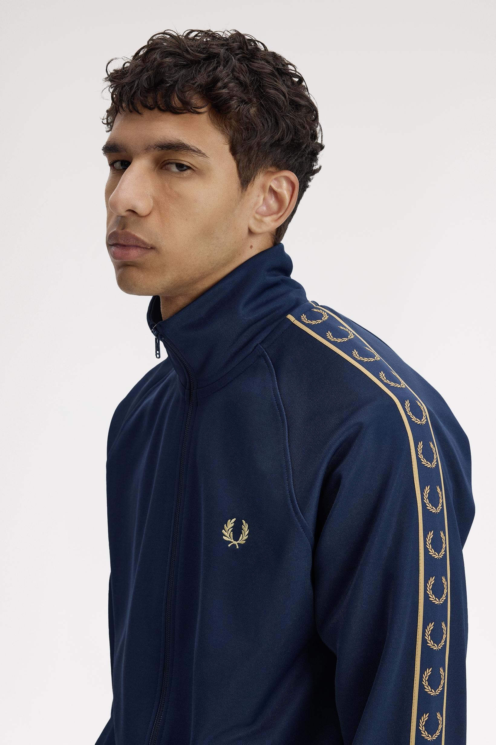 Track jacket con fettuccia a contrasto J555757 91A FRED PERRY 