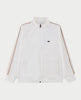 Felpa unisex a collo alto con zip e monogramma