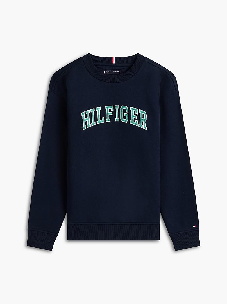 Felpa in spugna con logo KB0KB10404T C1G TOMMY HILFIGER 
