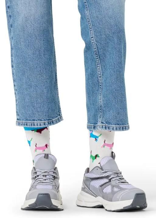 Puppy Love Sock P003673 WHITE HAPPY SOCKS 