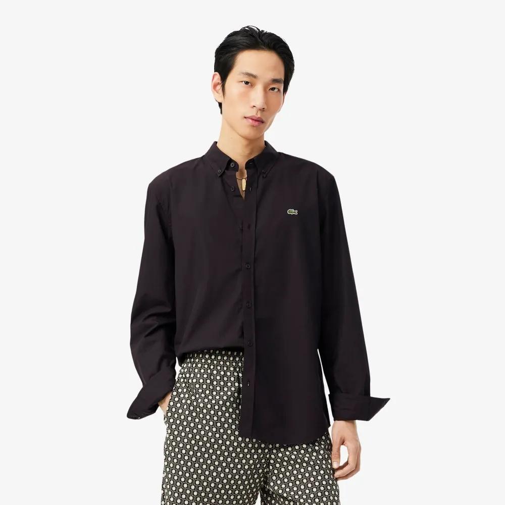 Camicia in popeline leggero regular fit CH2316 3LA LACOSTE 