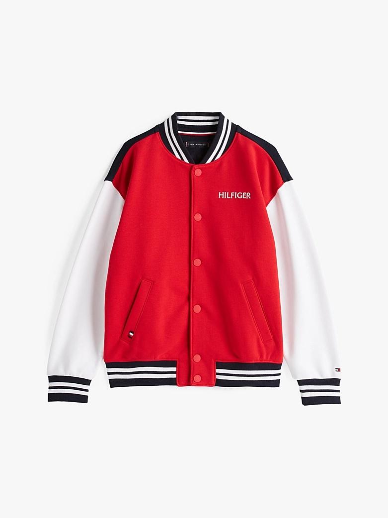 Bomber oversize con motivo color block KB0KB09572T XLG TOMMY HILFIGER 