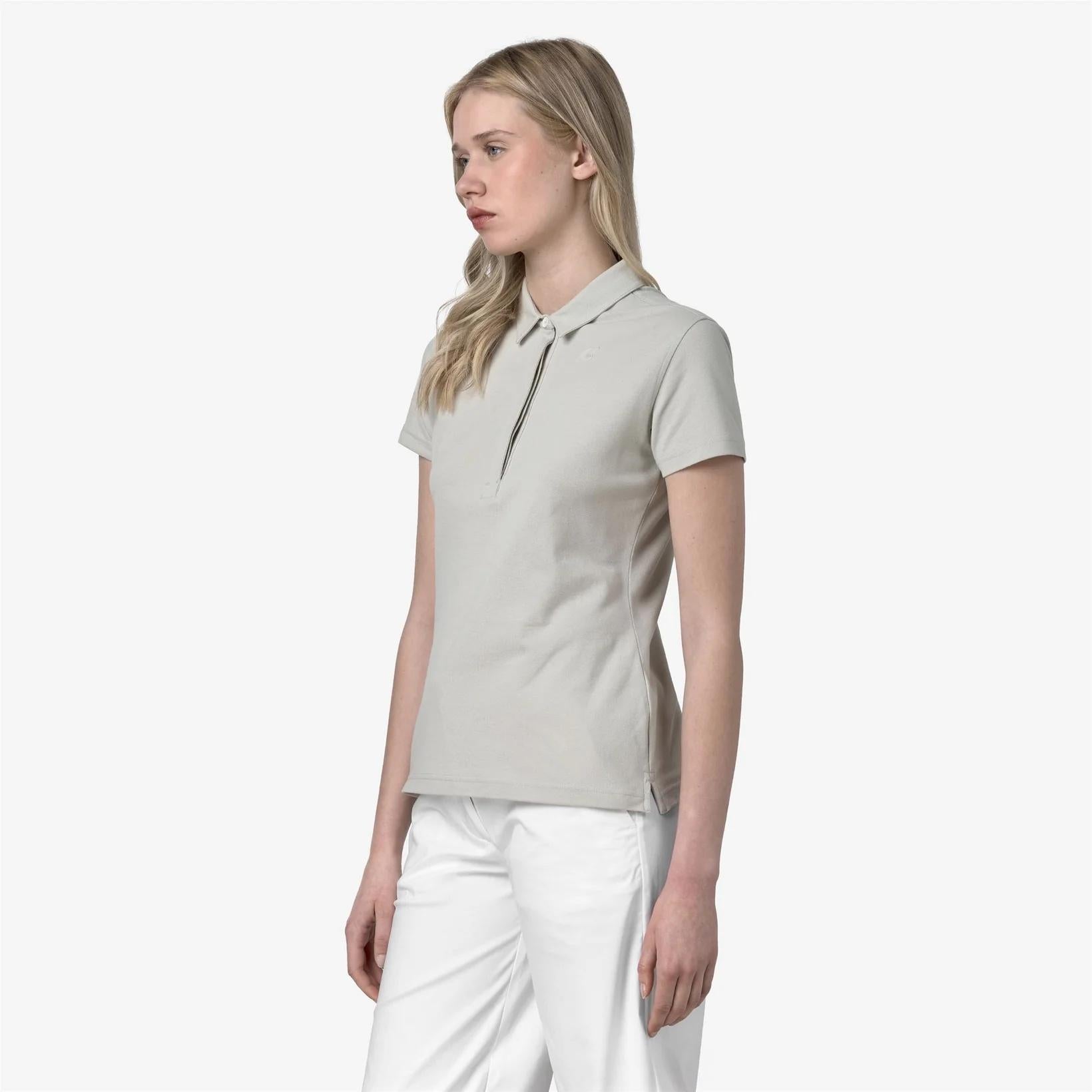 Polo Amedea Pique donna beige K1127GW 634 K-WAY 