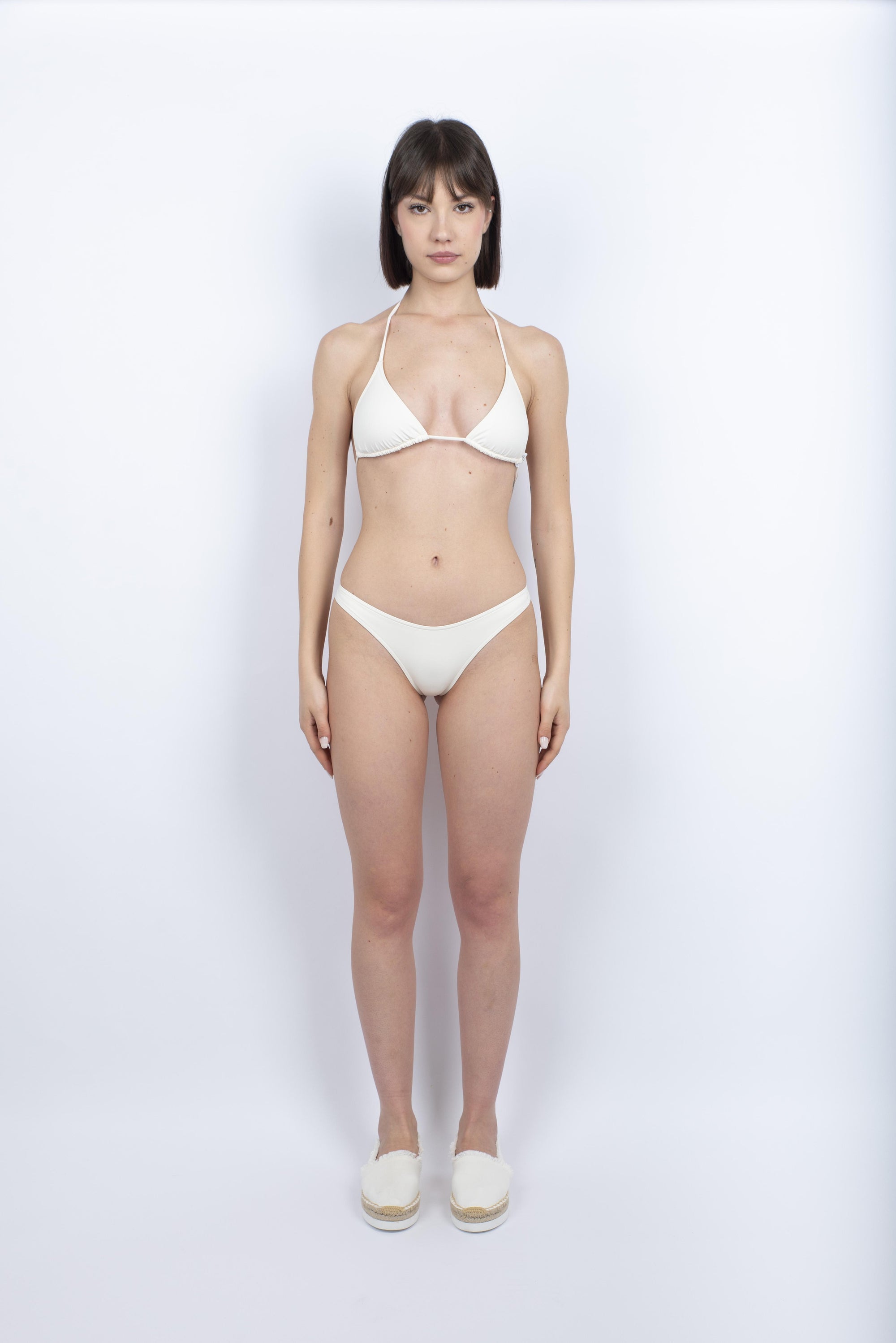 Bikini da donna a triangolo Leah Naomi crema LEH0001NAO0001 00137H MC2 SAINT BARTH 