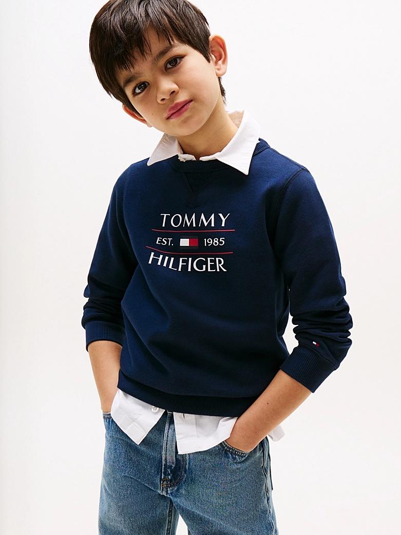 Felpa con logo KB0KB09569T C1G TOMMY HILFIGER 