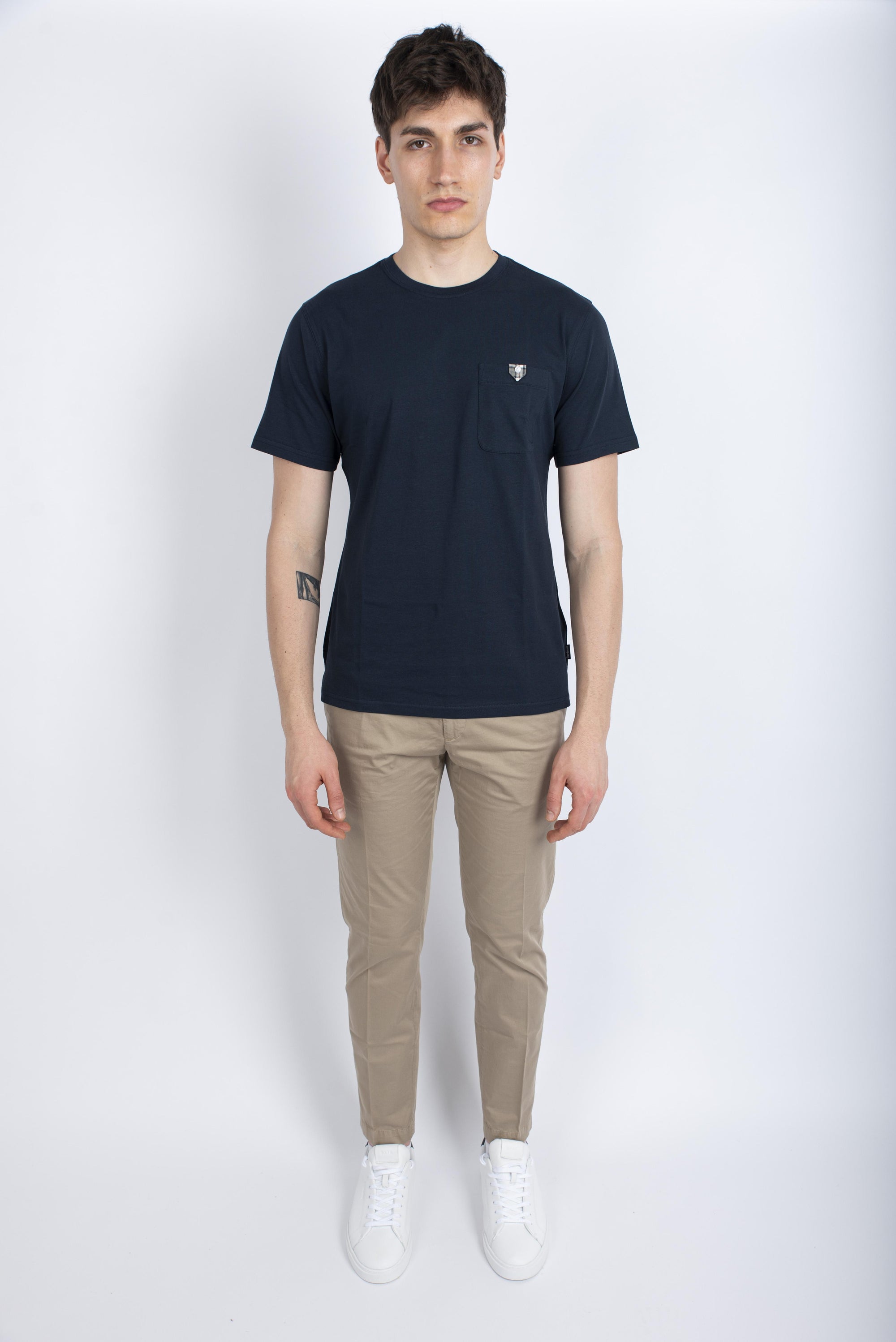 T-shirt Tothill leggermente aderente navy Barbour MTS1419 NY91 BARBOUR 