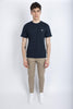 T-shirt Tothill leggermente aderente navy Barbour