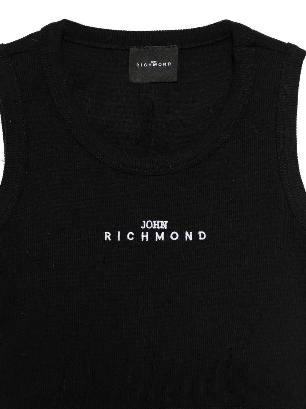 T-shirt senza maniche RGP26172CN BLACK RICHMOND 