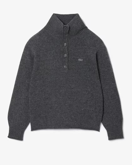 Maglione a collo alto in lana cardata AF4010 050 LACOSTE 