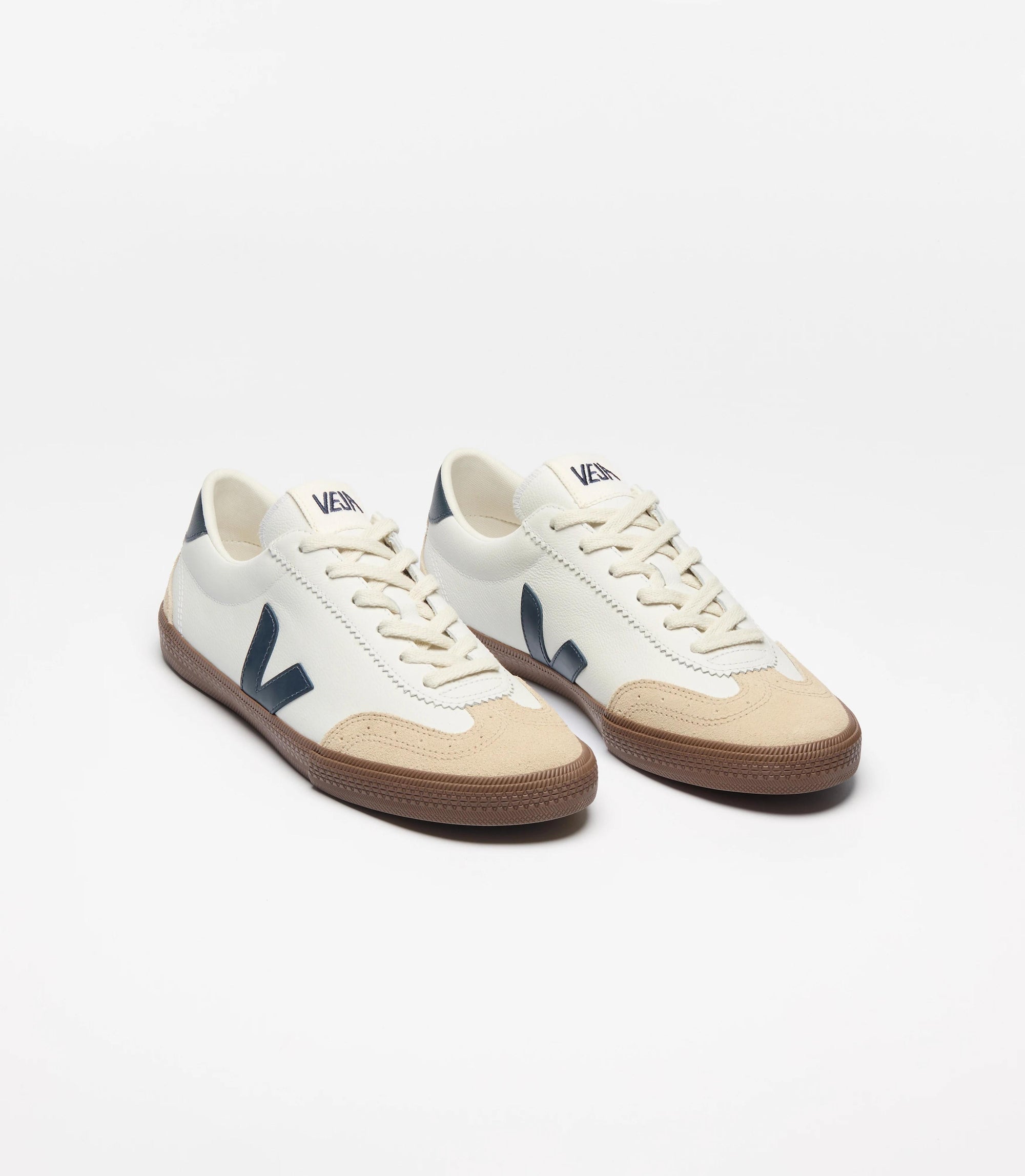 Volley Leather White Nautico Bark VO2003 531 VEJA 