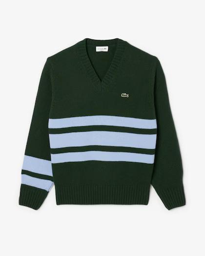 Maglione in lana a righe AH5180 9IS LACOSTE 