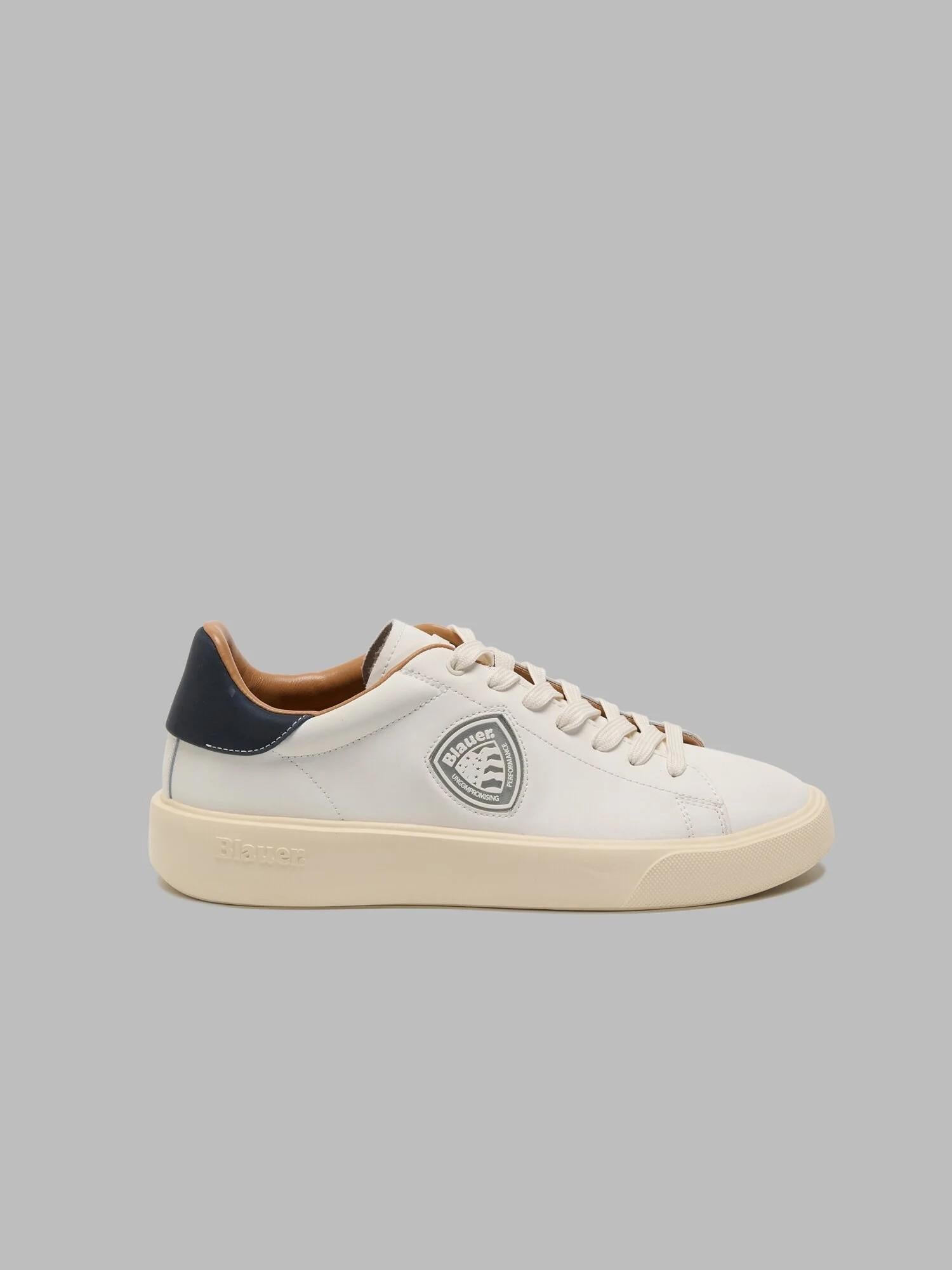 Sneaker Buck07-Lea F5BUCK07LEA WHI BLAUER SHOES 