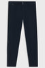 Pantaloni slim fit in gabardine di cotone elasticizzato