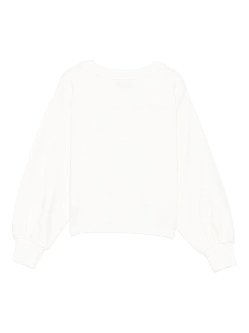 Felpa con stampa Teddy Bear HDF06ELDA14 10063 MOSCHINO KID 