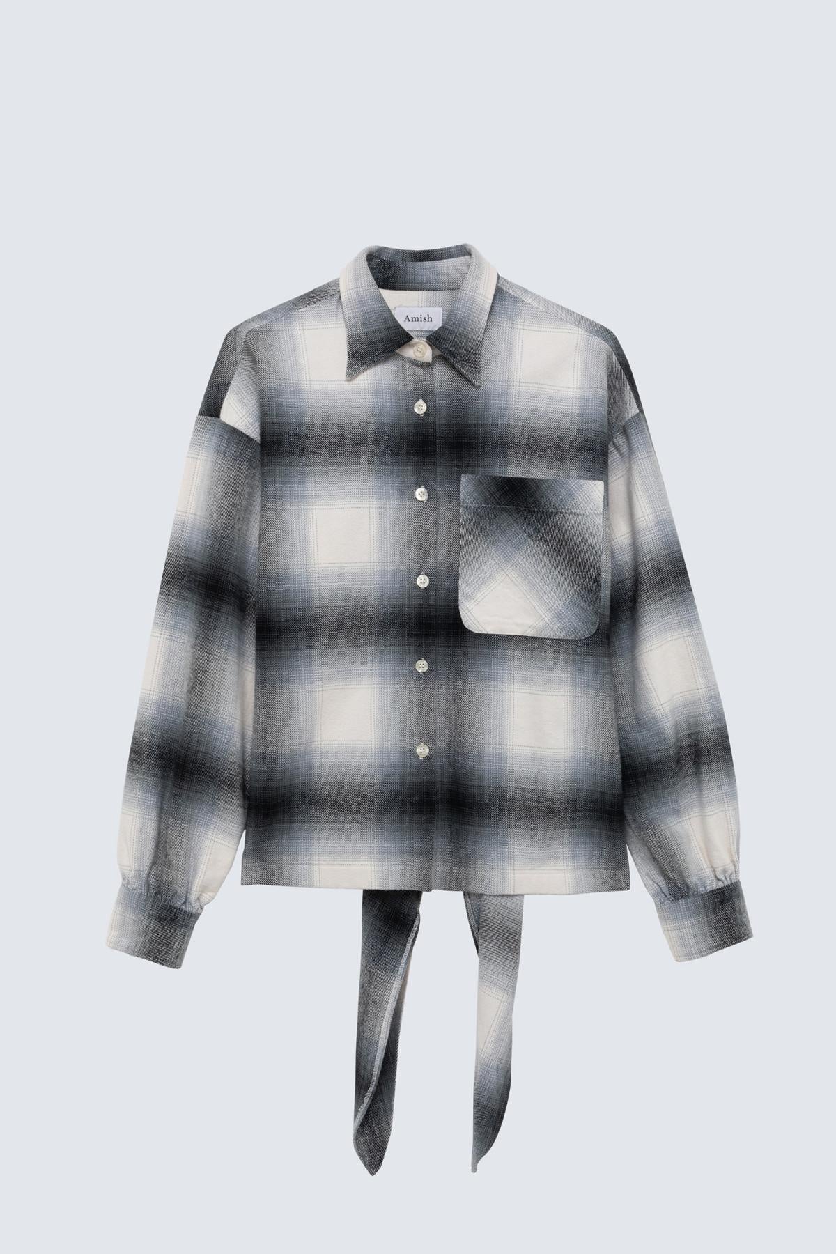 Camicia Apron con Cut-out AMD168CN380124 C0533 AMISH 