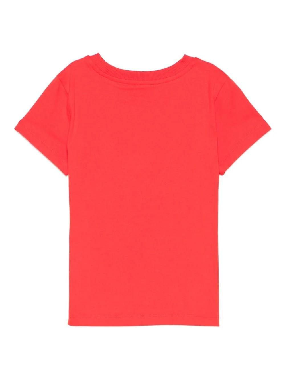 T-shirt con stampa teddy HCM06KLBA11 50109 MOSCHINO KID 