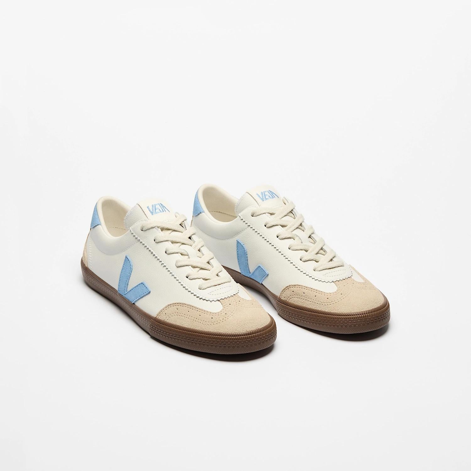 Volley Leather White Aqua Bark VO20205 05 VEJA 