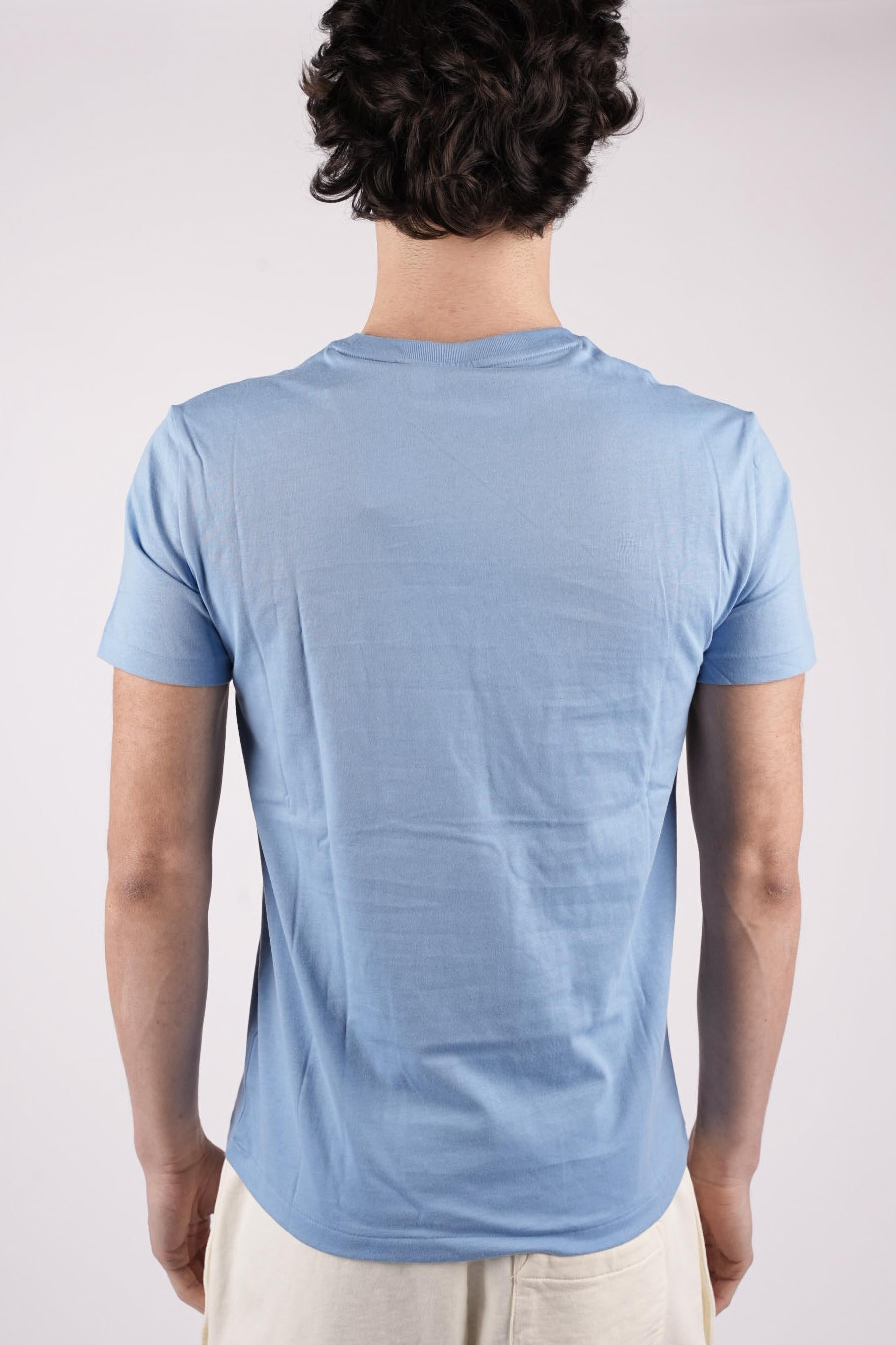 T-shirt con logo a contrasto 710671438 454 POLO RALPH LAUREN 