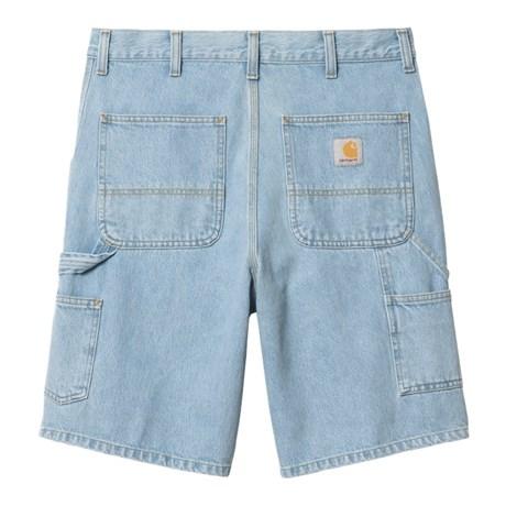 Single Knee Short blu heavy stone bleached I032026 01A3 CARHARTT WIP 