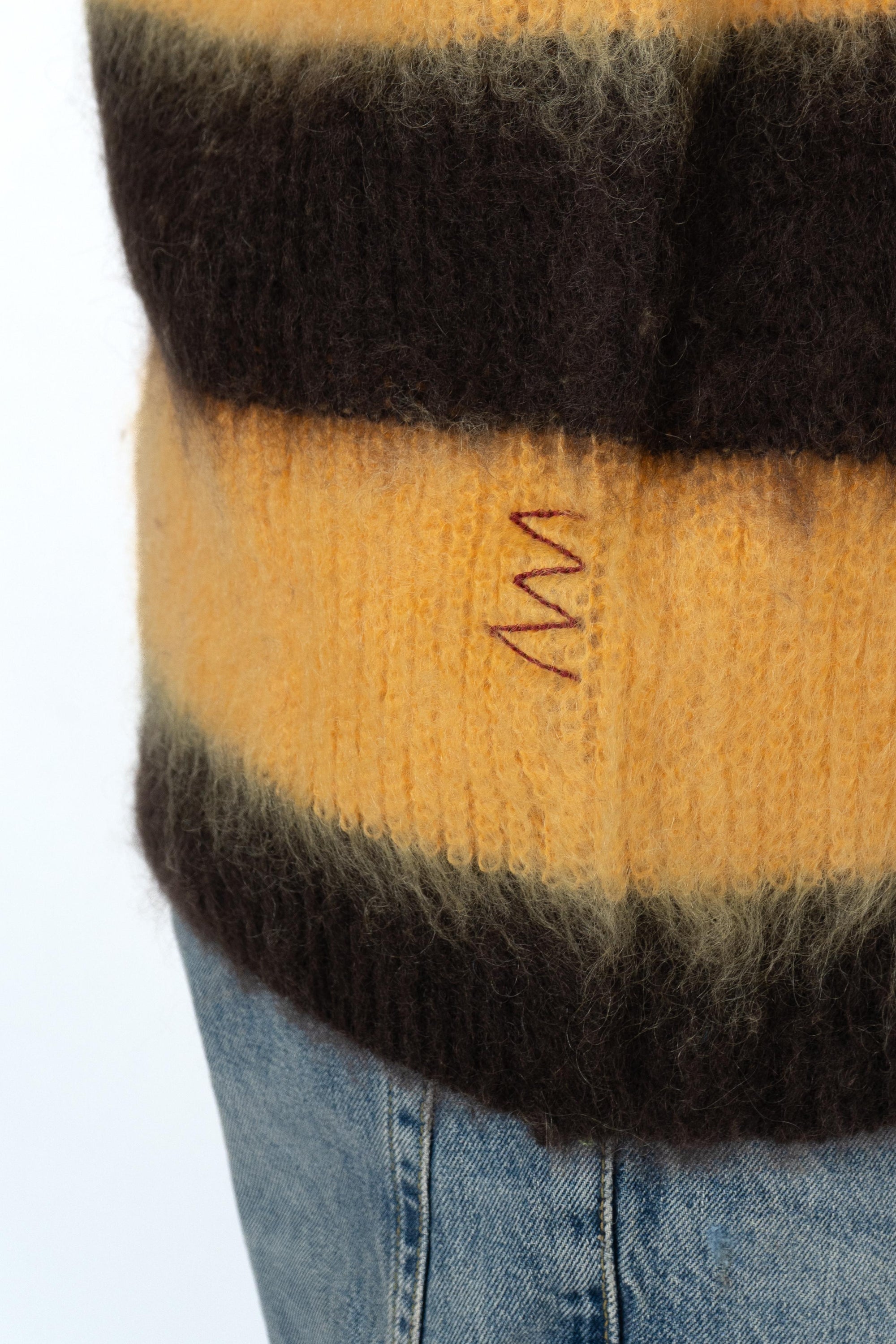 Cardigan con motivo a righe B9F0075 FV448 AMARANTO 