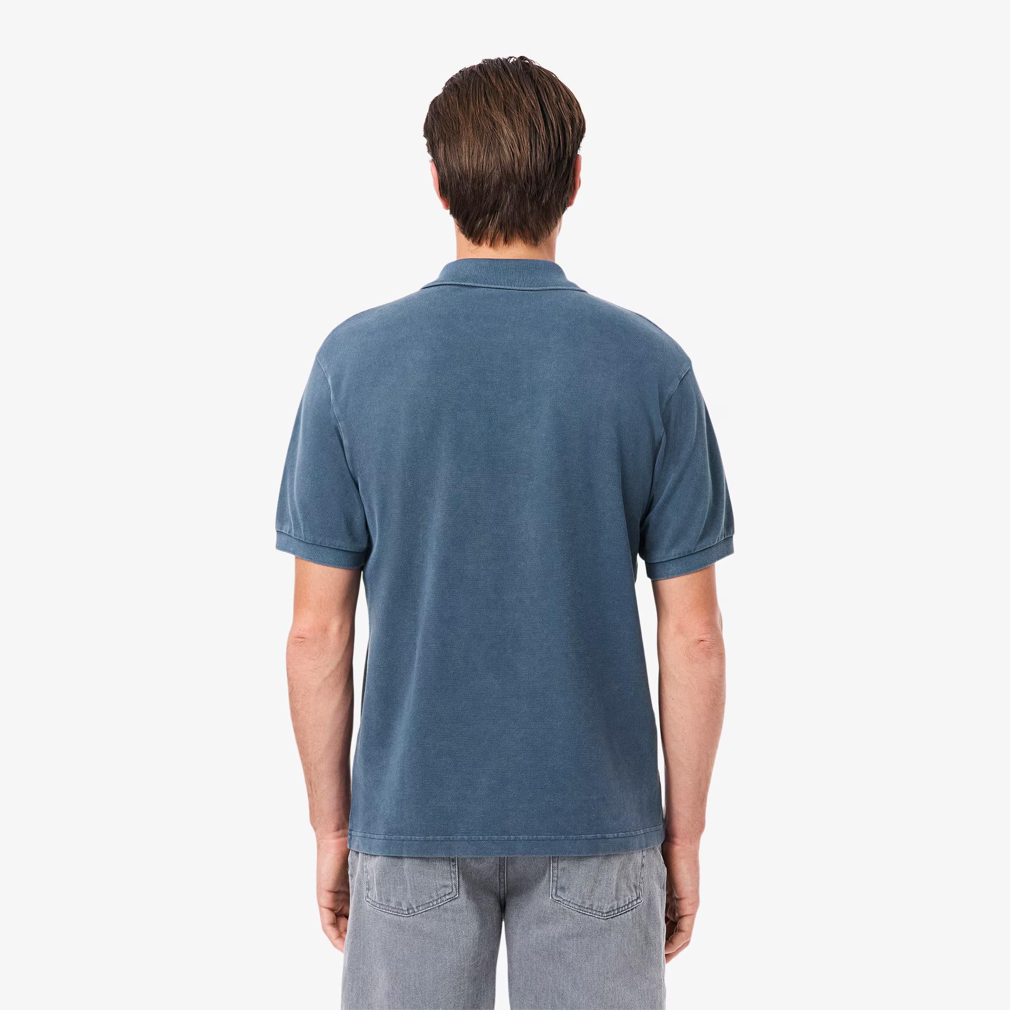 Polo in piquè di cotone classic fit effetto lavato PH9868 C7Z LACOSTE 