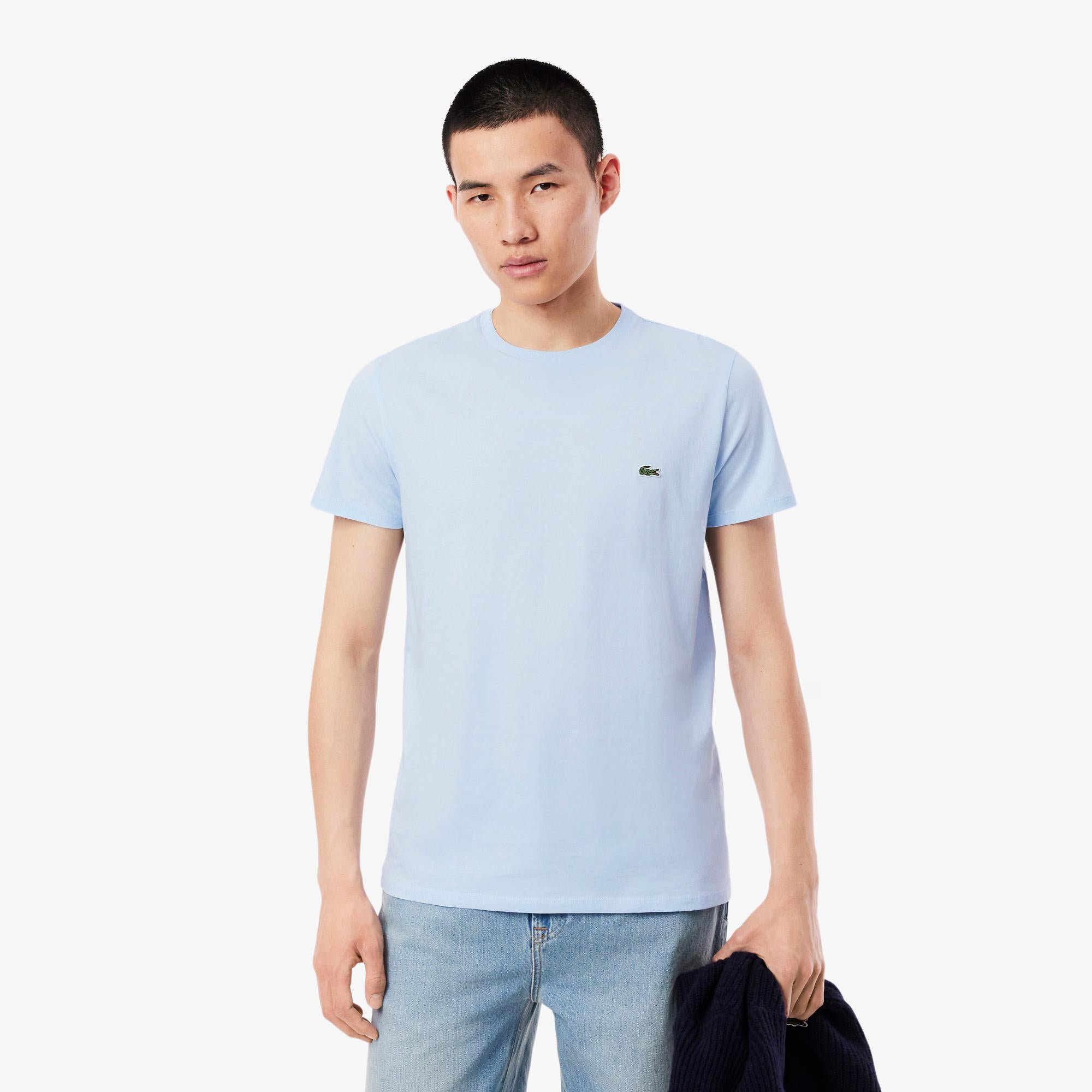 T-shirt in cotone Pima TH6709 T01 LACOSTE 