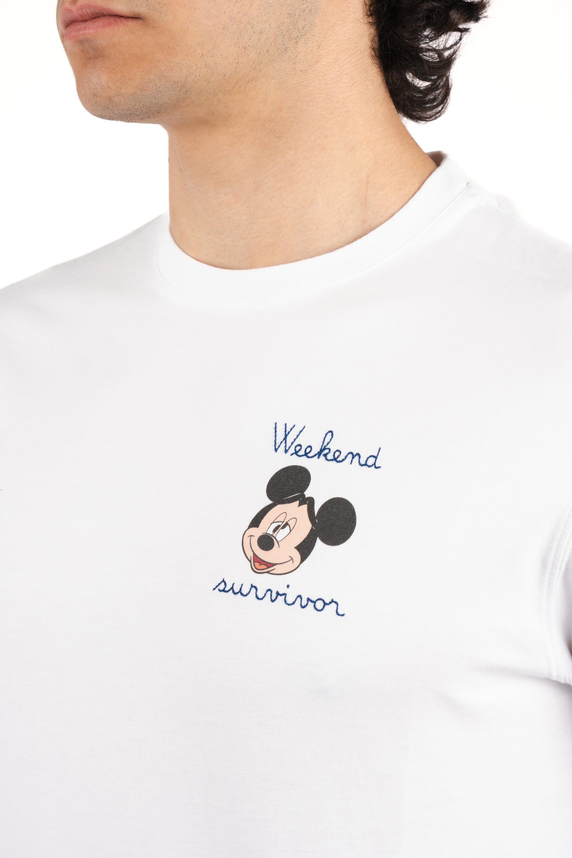 T-shirt Portofino ricamo Weekend survivor POT0001 04223L MC2 SAINT BARTH 