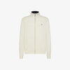 Cashmere blend cardigan with zip