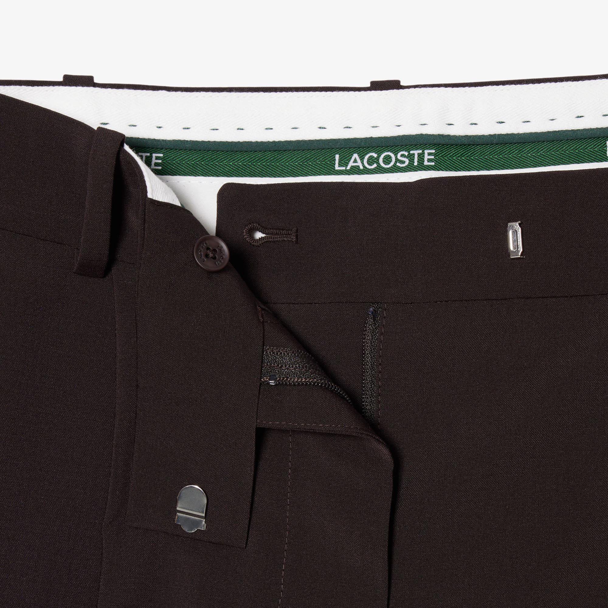 Bermuda plissettati oversize in misto lana FF0243 3LA LACOSTE 