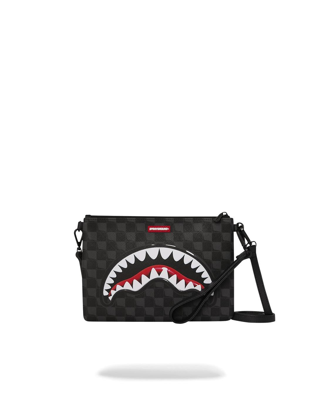 Pochette dripping Shark in Paris 910B8948 NSZ SPRAYGROUND 