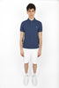 Navy piqué polo shirt Slim Fit