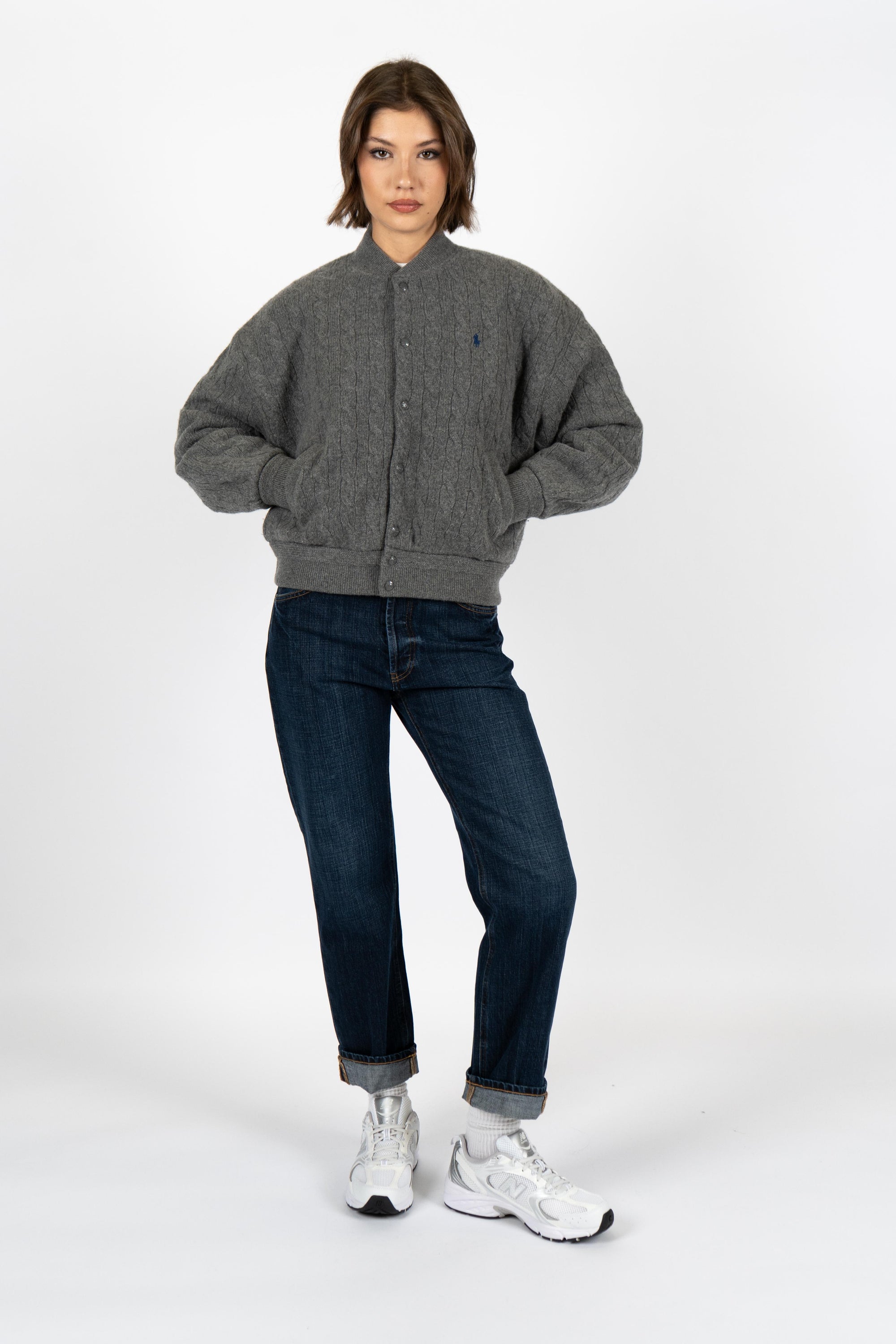 Giacca da aviatore in lana e cashmere 211966122 001 POLO RALPH LAUREN 