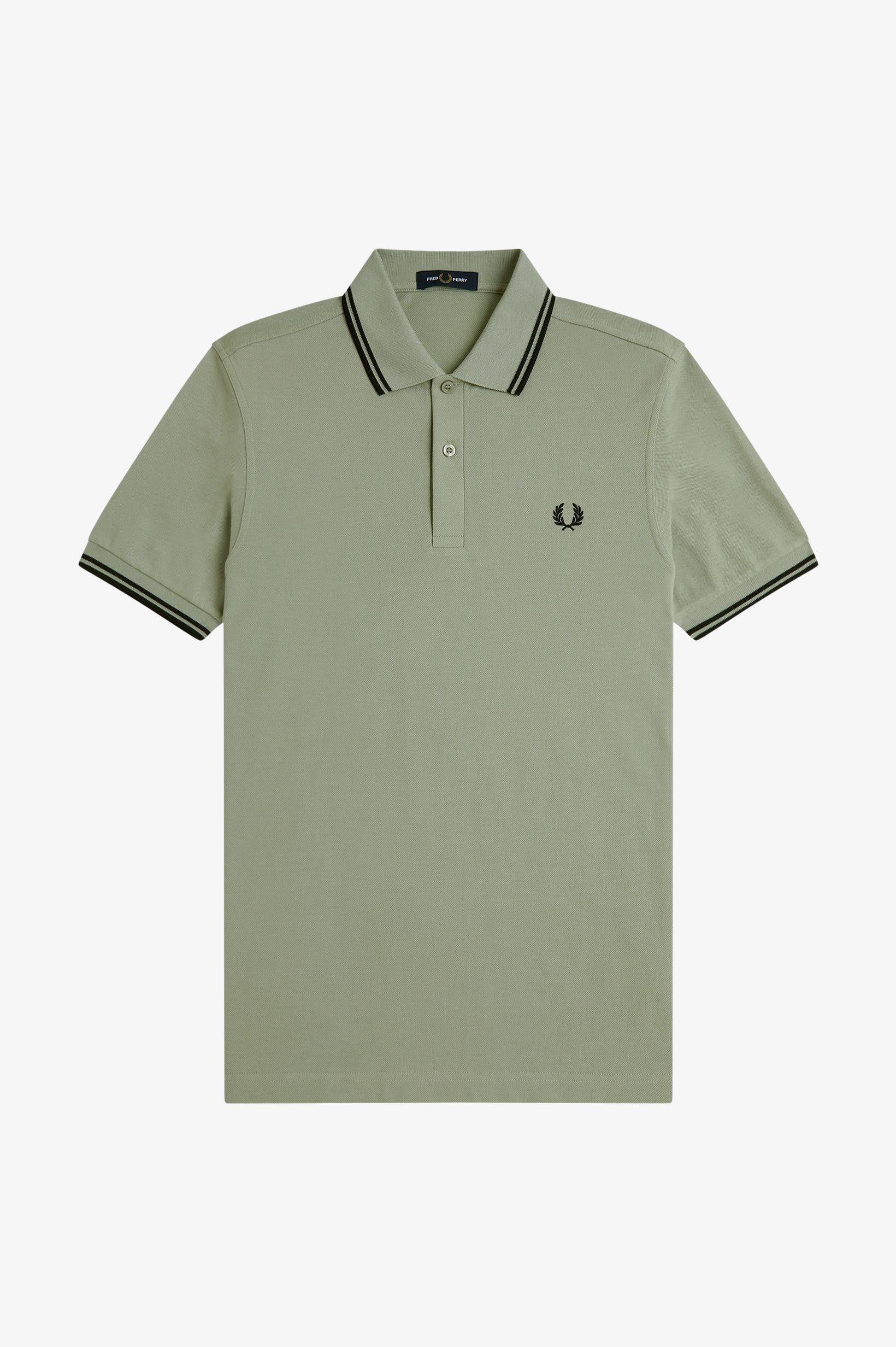 Polo con doppia riga M3600P57 S23 FRED PERRY 