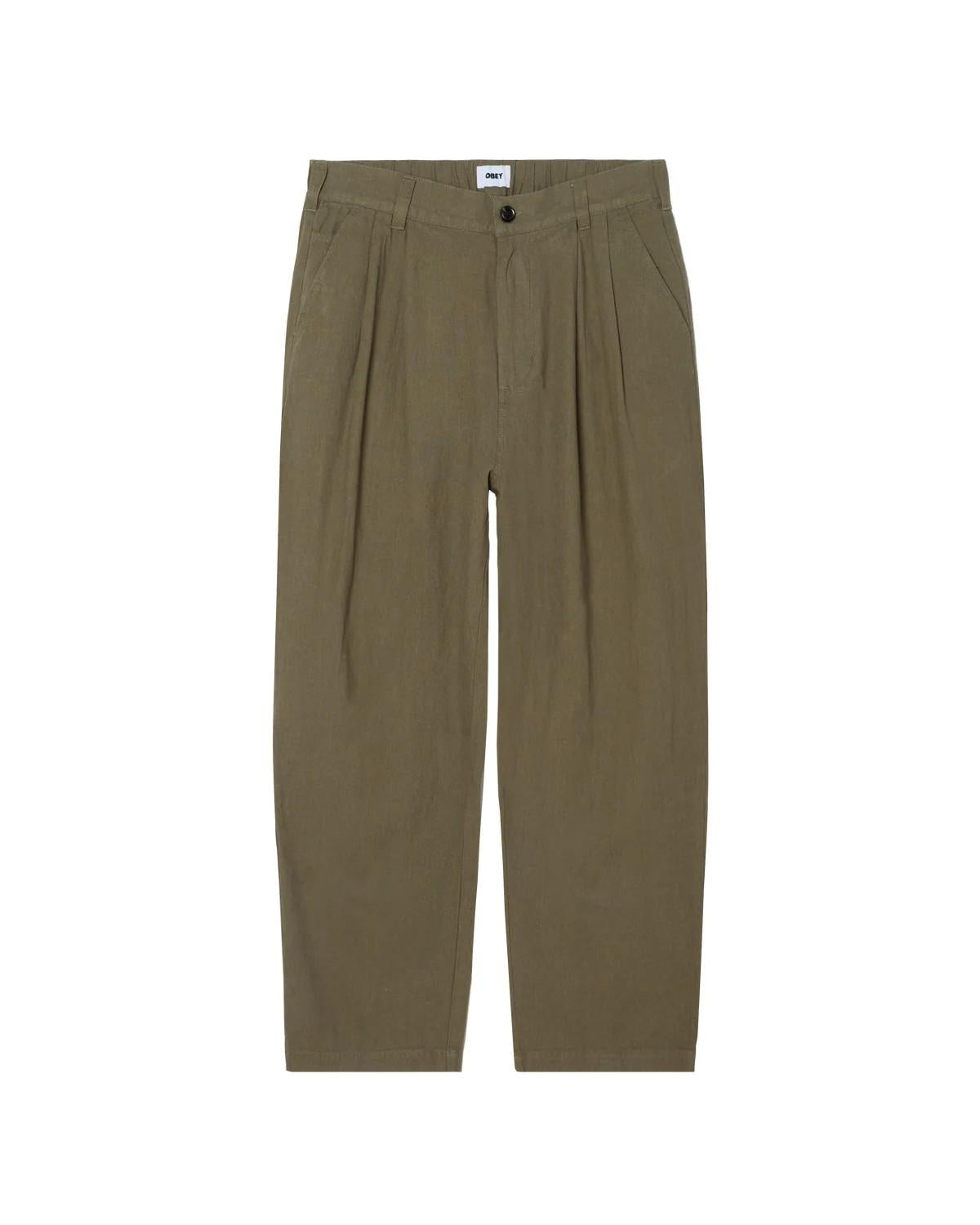 Foster pleated linen plant 142020273 SOL OBEY 