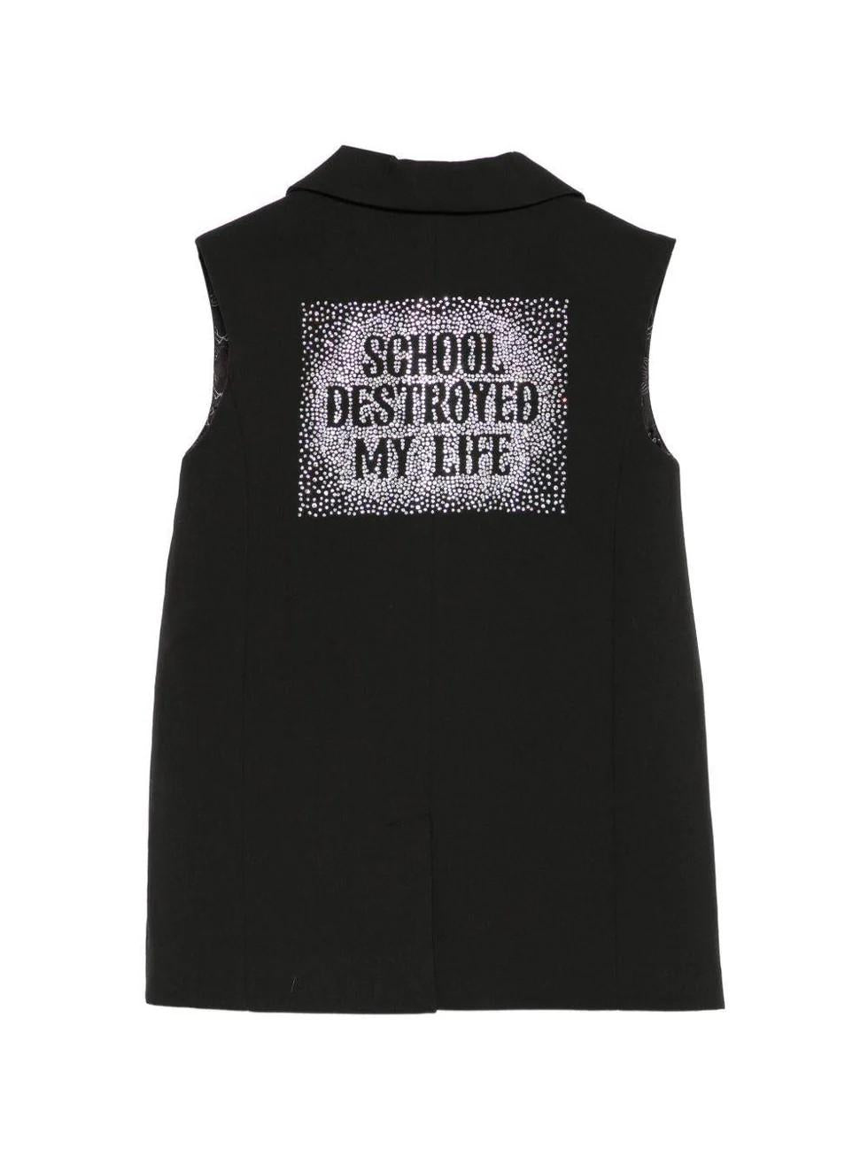 Gilet con decorazione RGP26062GC BLACK RICHMOND 