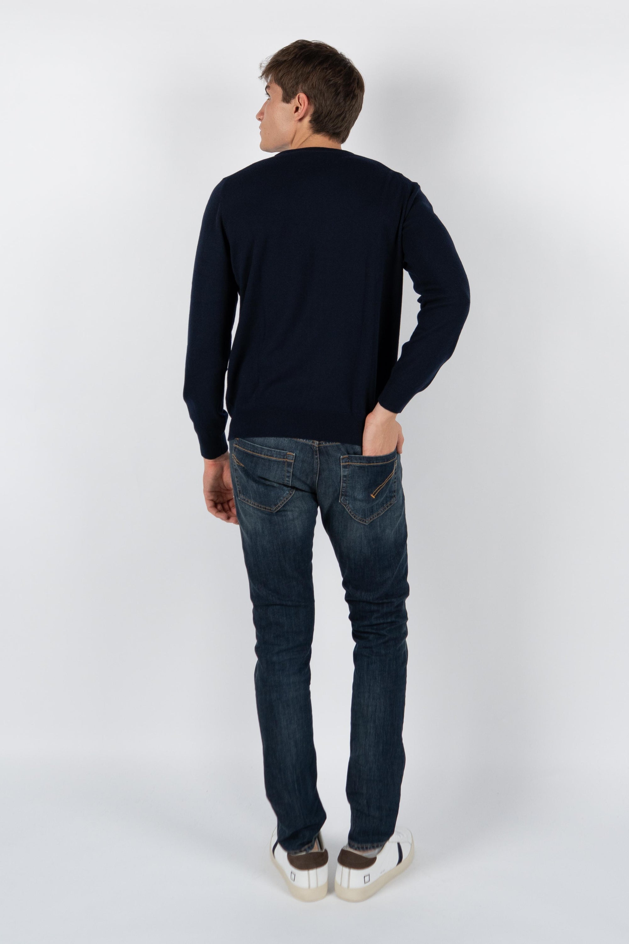 Girocollo in misto cashmere 55167/19690 598 GRAN SASSO 