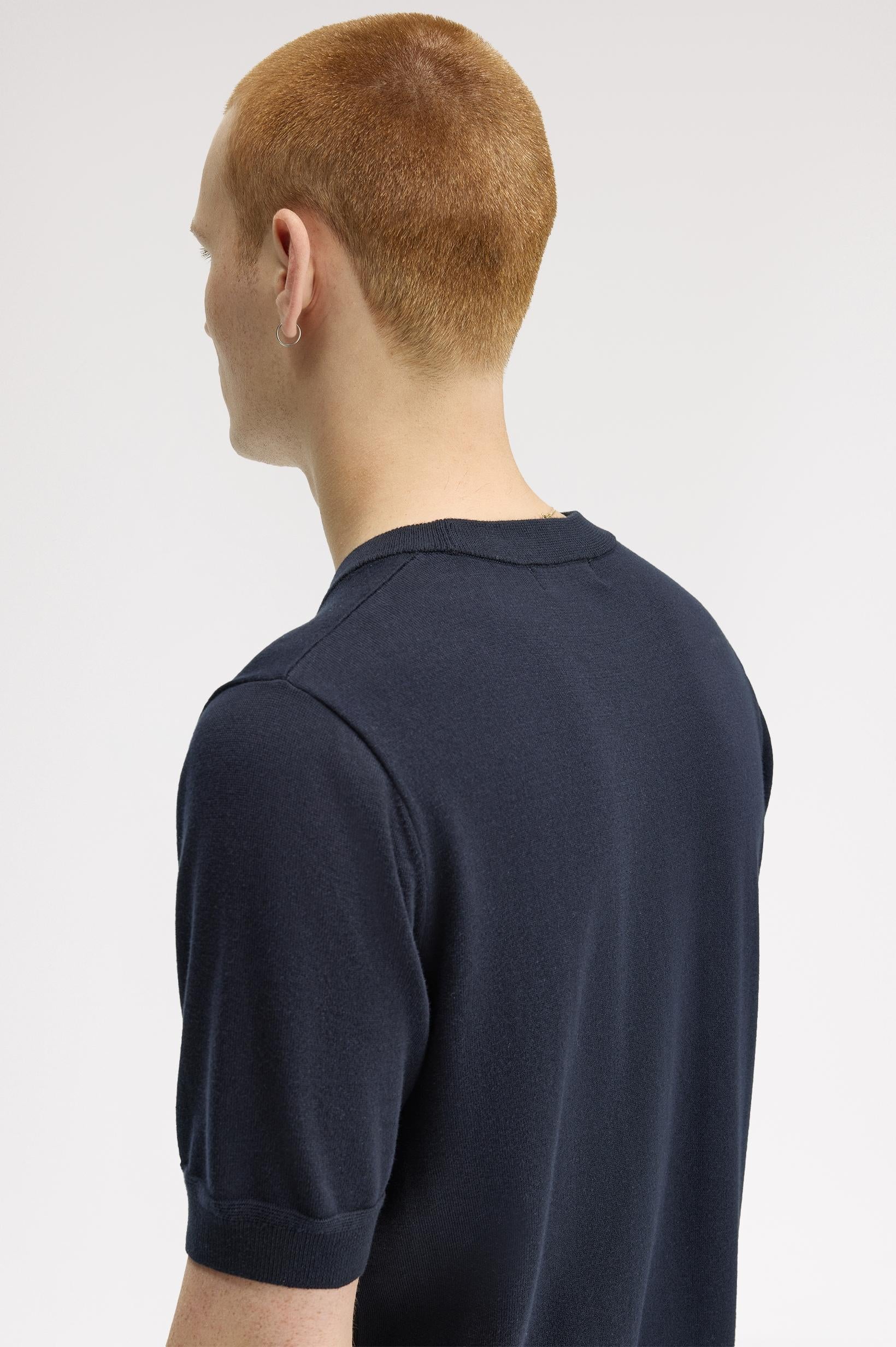 T-shirt in maglia K232257 608 FRED PERRY 