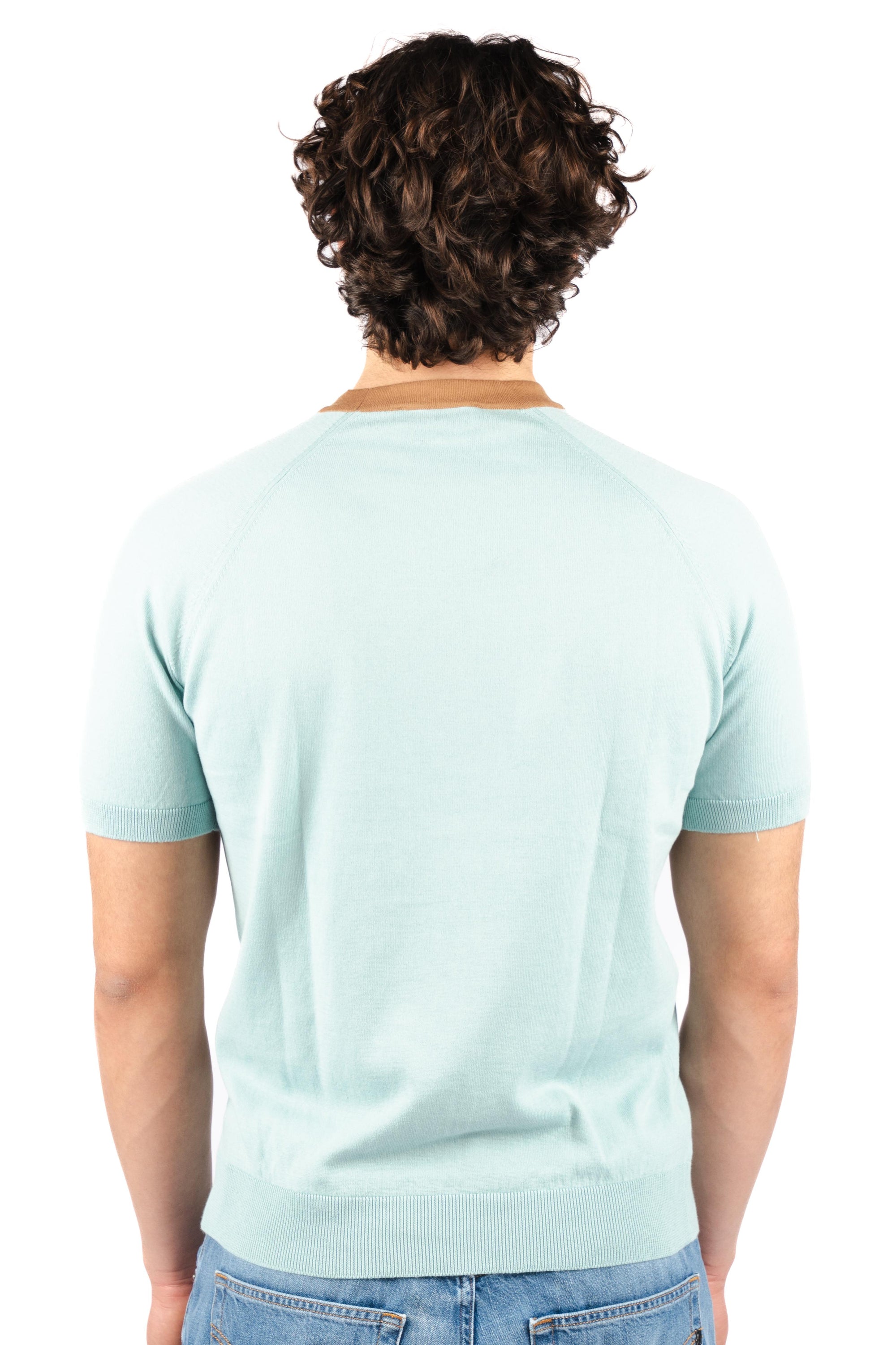 T-shirt in cotone biologico 57181/18045 430 GRAN SASSO 