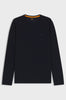 T-shirt in misto cotone con lavorazione a nido dape